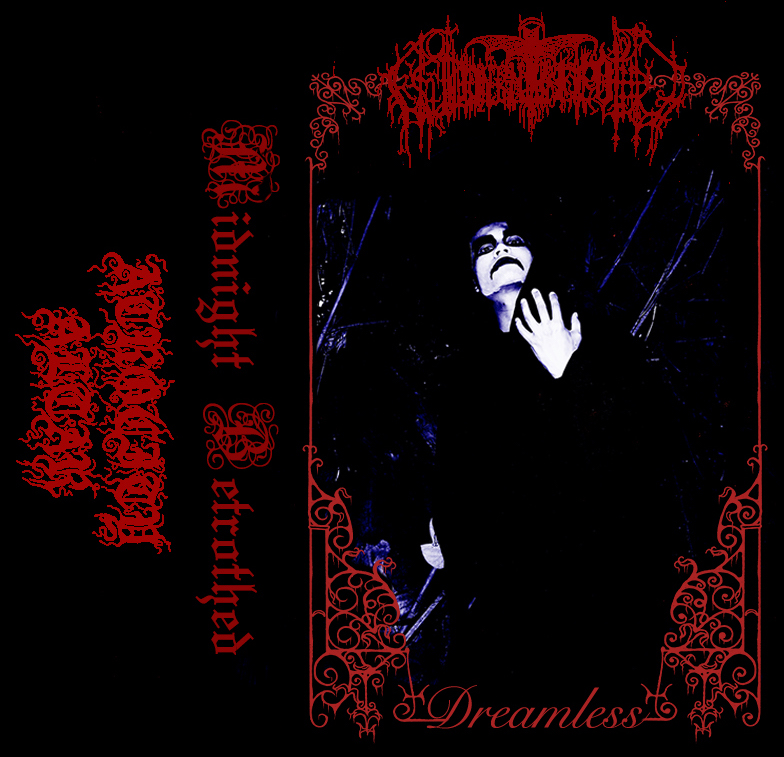 <i>Dreamless</i> cover art, logo and border by Samuel E. Thomas